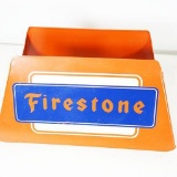 1940s-50s Firestone Tires Garage Metal Tire Display Stand