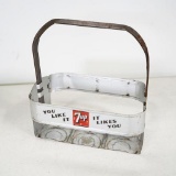 1950's 7-Up Aluminum Six-Pack Carrier