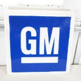 1970's General Motors GM Single-Sided Plastic Sign