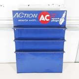 AC Spark Plugs Metal Service Department Display Rack