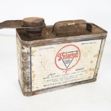 1920's Polarine For F Fords 1/2 Gallon Solder Seamed Tin