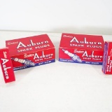 (2) Early 1950s Auburn Spark Plugs Display Boxes Still Full