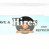 1940s Hires Root Beer Single-Sided Tin Soda Sign