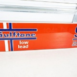 1960s Gulf Oil Gulftane Double-Sided Tin Price Sign