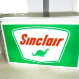 Sinclair Oil Single-Sided Light-Up Service Station Sign With Dino Logo