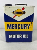 2Gal Sunoco Mercury Motor Oil Can