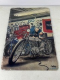 Harley Davidson Picture on Slate