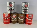 (6) Assorted Phillips 66 1Qt Oil Cans