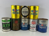 (8) Assorted 1Qt Oil Cans