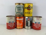 (6) Assorted 1Qt Oil Cans