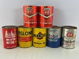 (7) Assorted 1Qt Oil Cans