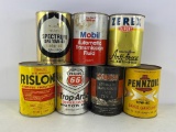 (7) Assorted 1Qt Oil Cans