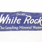 1920s White Rock Mineral Water Single-Sided Tin Sign