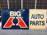 44.5''x97.5'' Big A Auto Parts Fiberglass Sign