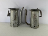 (2) 1 Gal Oil Fill Cans