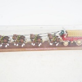 Budweiser Clydesdale 8-Horse Hitch 3D Bar Back Display
