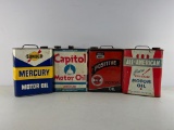 (4) 2Gal Oil Cans