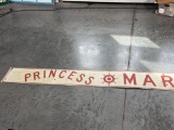 10'x1' Princess Margy Steel Sign