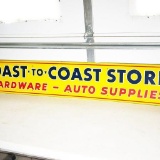 1959 Coast-To-Coast Hardware - Auto Supplies Single-Sided Tin Sign