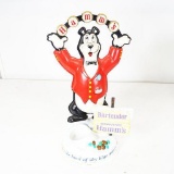 1950s-60s Hamm's Beer Bear Juggler 3D Tavern Bar Back Piece