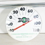 Large Acco Seed Glass Faced Dial Thermometer