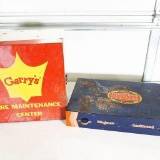 1940s Wagner Hydraulic Brake Parts & 1950S Garry's Tire Maintenance Center Display Cabinets