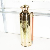 1920s Polar Bear Brass Filling Station Fire Extinguisher