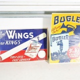 (2) 1930s Tobacco Cardboard Signs