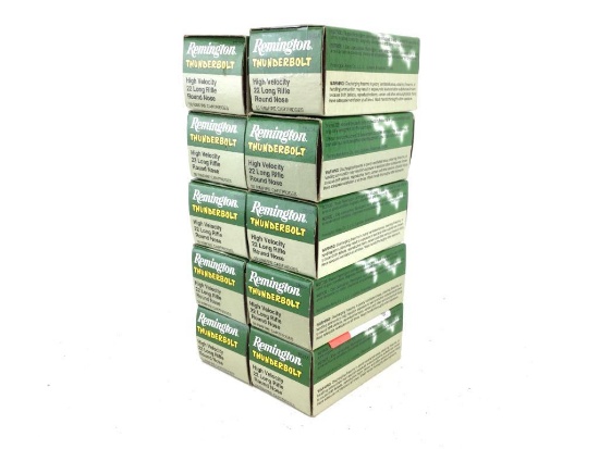 500rds Remington Thunderbolt 22Lr 40Gr LRN Ammo