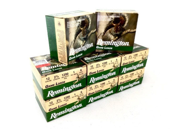 200rds Remington Game load 12Ga #6 Ammo