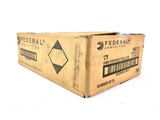 250rds Federal Game Shok 20Ga #7.5 Heavy Game Load Ammo