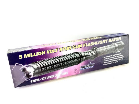 Night Watchman Stun Gun Flashlight Baton