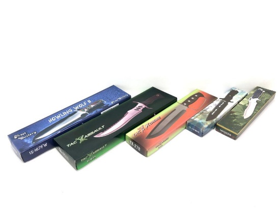 (5) Fixed Blade Knives