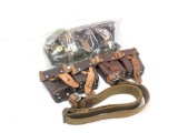 (6) Russian Ammo Pouches, (2)Slings, (1) Oil Bottle