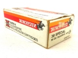 49rds Winchester Super X 38Spl 95Gr Silvertip HP Ammo