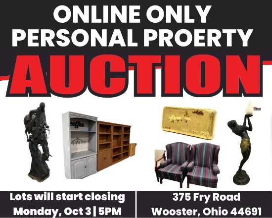 Online Only Personal Property Auction