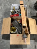Assorted hardware and tools, fuel tank gage