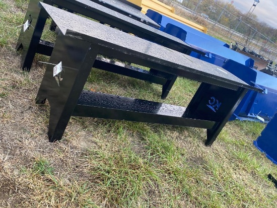 "ABSOLUTE" 28" X 90" Steel Work Bench