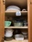 Cupboard- Spongeware, Baking Dishes, Glassware