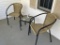 2 Patio Chairs & Table