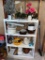 Plastic Shelf & Contents
