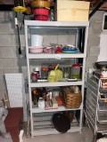 Plastic Shelf & Contents