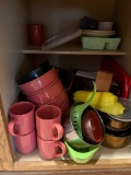 3 Cupboards- Tupperware & Kitchen