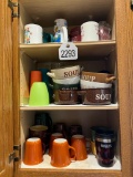 Cupboard- Soup Bowls, Mugs, Pyrex Cups