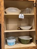 Cupboard- Glassware, Pyrex