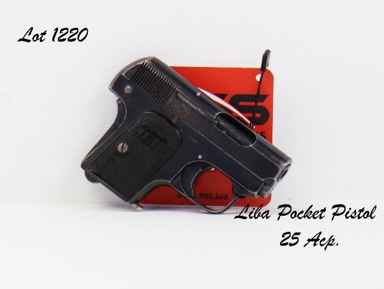 Lebia Pocket Pistol 25ACP Semi Auto Pistol