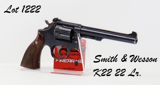 Smith & Wesson K22 Pre17 22LR Double Action Revolver