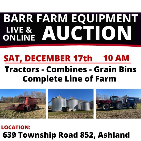 Barr Farm Equipment Auction