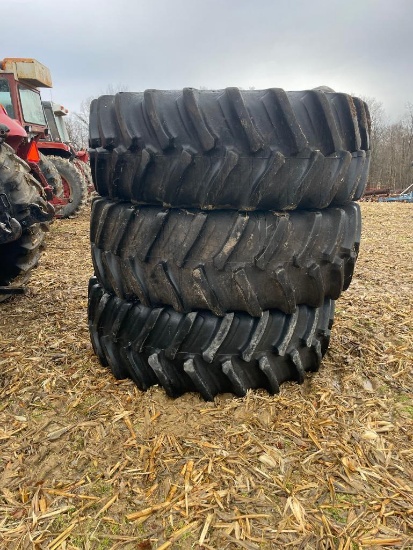 (3) 650-85R38 Tires
