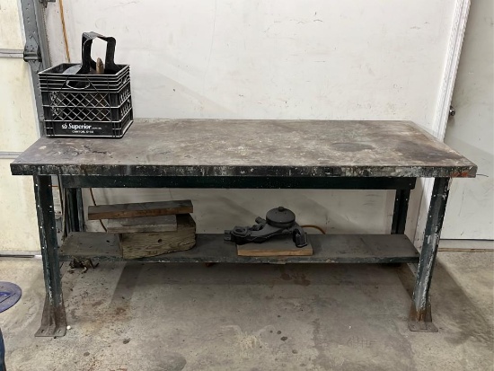 Metal Shop Bench 29? x 72?